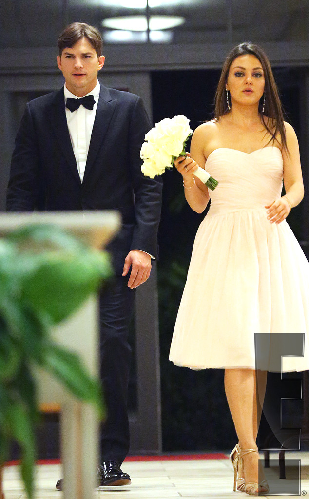 Mila Kunis, Ashton Kutcher, Embargoed Until 3pm PCT 12.08.13